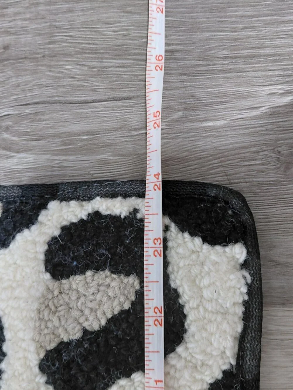 Black & Gray Leopard Print Small Same Size Rectangle Area Rugs Set of 2